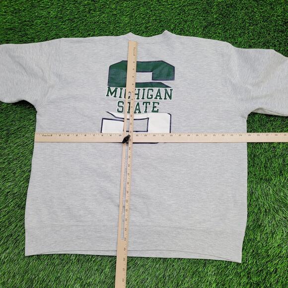 Vintage Michigan State Sweatshirt Womens 2XL 25x26 USA - Picture 6 of 16
